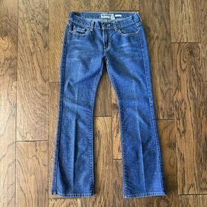 Old Navy Ultra Low Rise Bootcut Jeans Women's 4 Short Stretch Y2K Denim